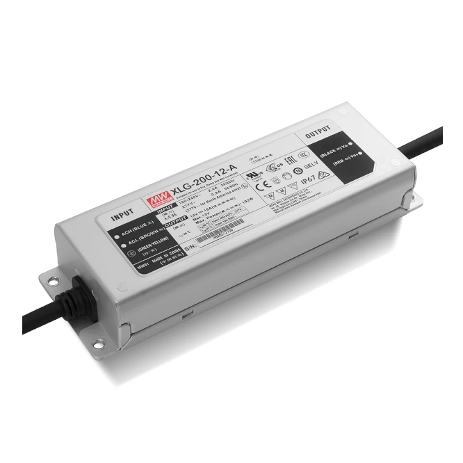 XLG-200-H-A - POWER SUPPLY ENCL. LED DRIVER IN=220 OUT=27-56VDC 1.8-5.5A